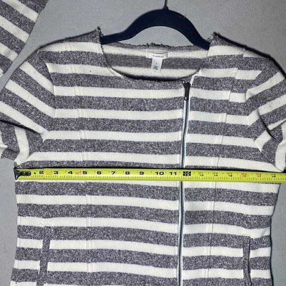 ⭐️NWT MSRP $68 Caslon Raw Edge Fleece Jacket Women's Size Large - Picture 9 of 10